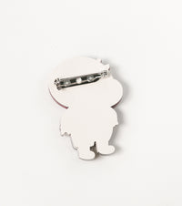 Pink Hoodie Ox Brooch