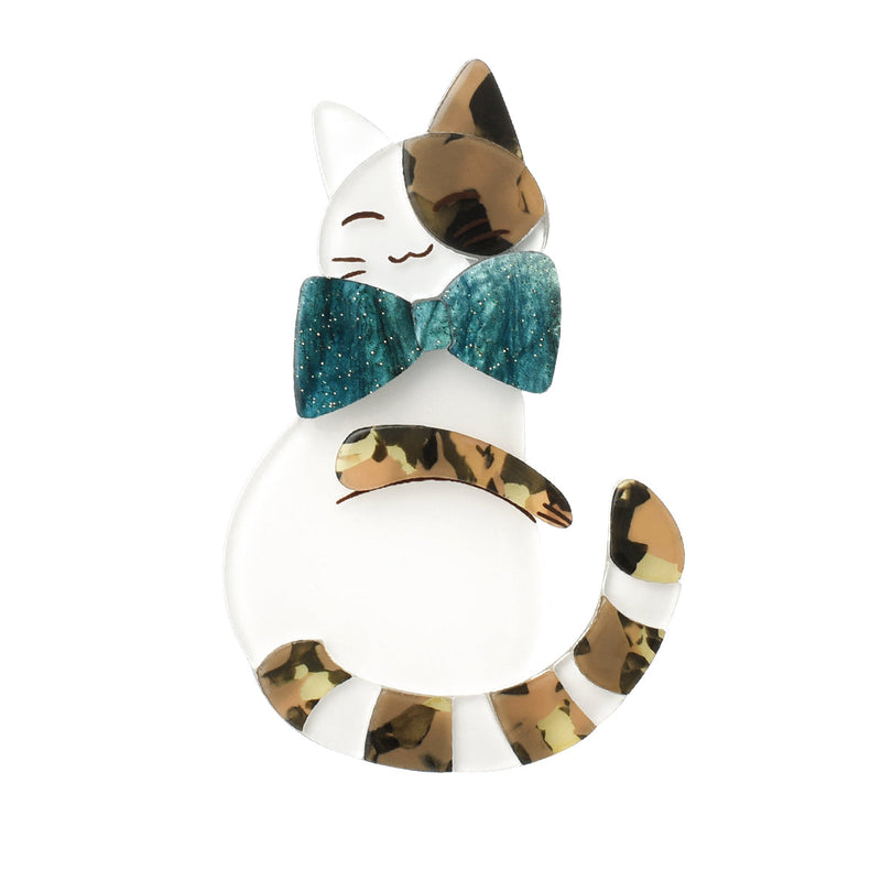 Smiling Romeo Cat Brooch