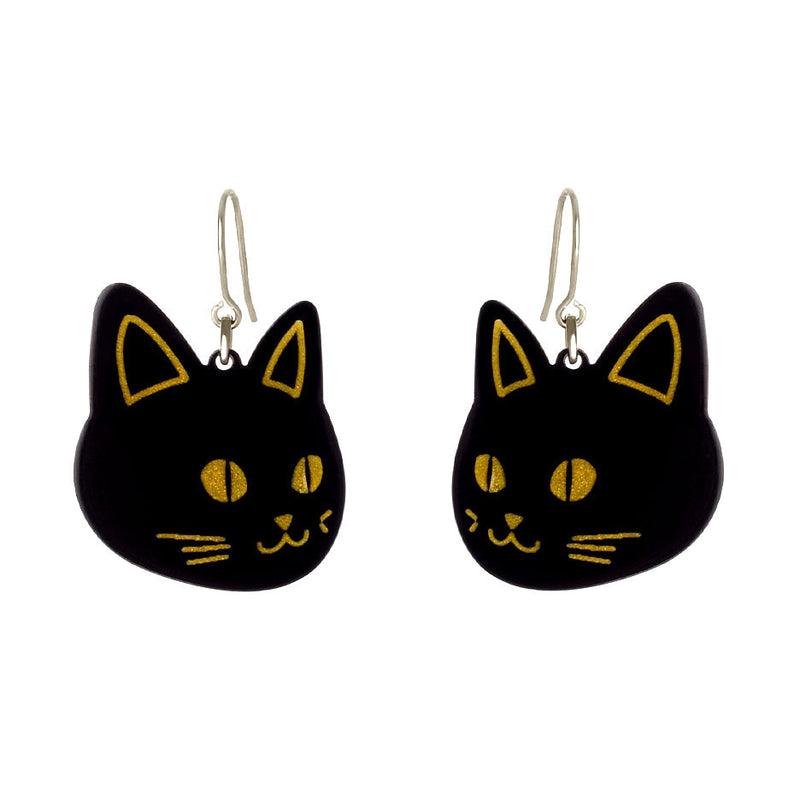 Kimberly's Watching Cat Resin Earrings