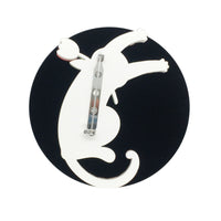 Molly Cat Resin Brooch