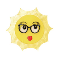 Mrs Sunnie Resin Brooch