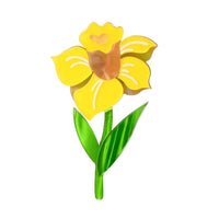 Blooming Beauty Tulip Resin Brooch