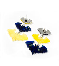 Midnight Flight Bat Earrings