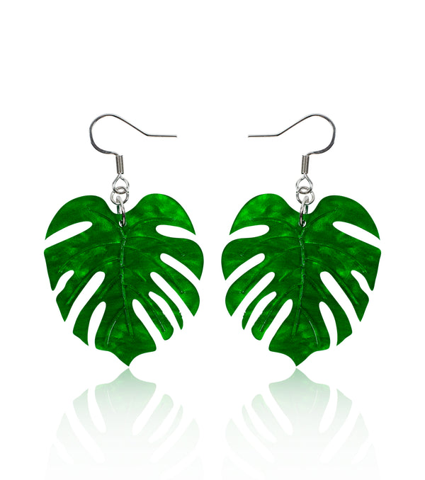 Electric Leaf Earrings