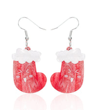 Toe-tally Happy Stockings Earrings