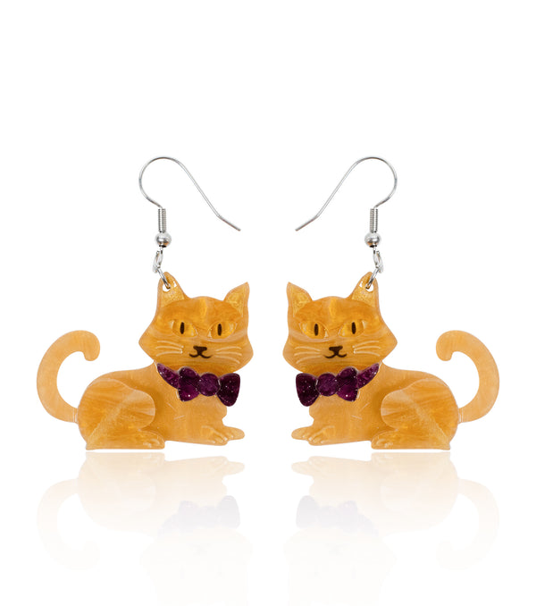 Dapper Gingers Acrylic Earrings