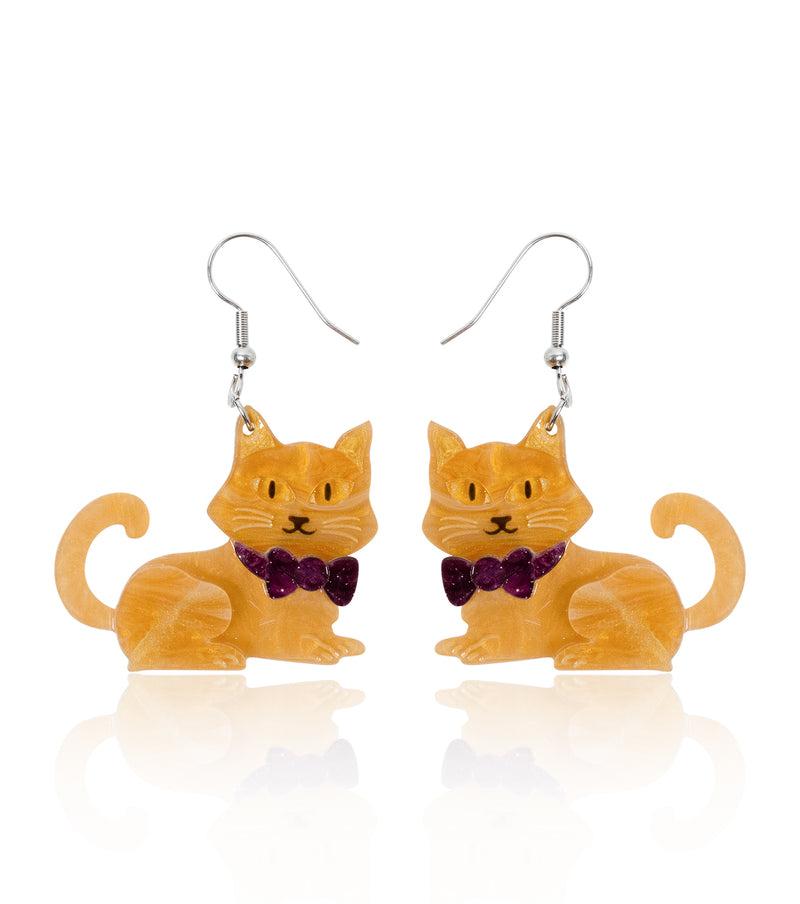 Dapper Gingers Acrylic Earrings