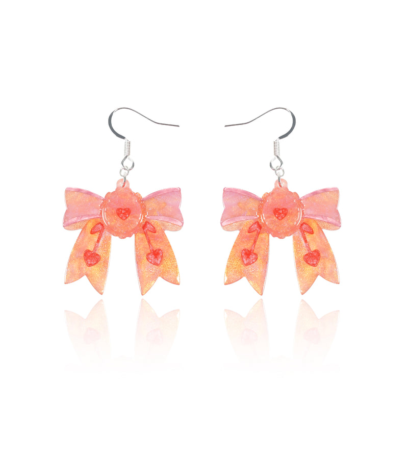 Close-to-Heart Sweet Bow Earrings