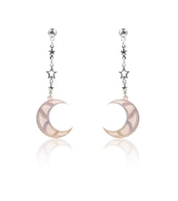 Mirror Moon & Star Earrings