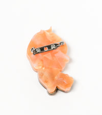 Peachy Keen Monkey Brooch