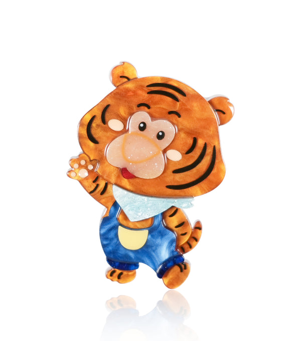 Overalls Cub Brooch