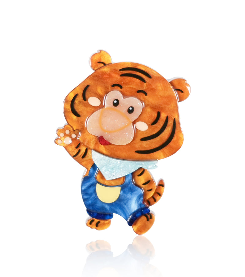 Overalls Cub Brooch