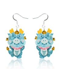 Sky-Blue Spirit Earrings