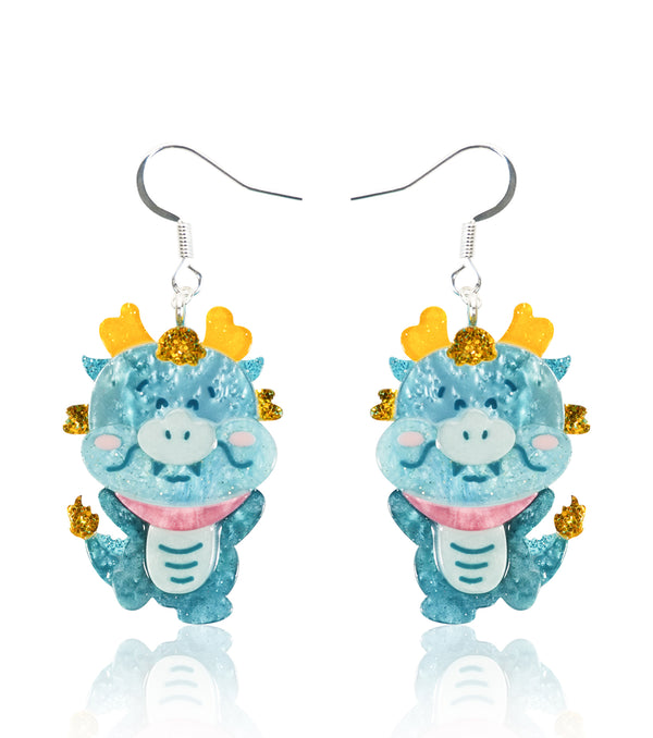 Sky-Blue Spirit Earrings
