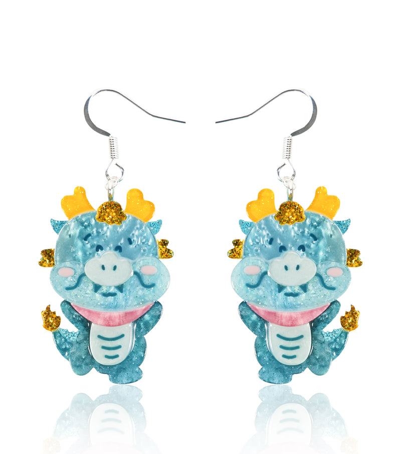 Sky-Blue Spirit Earrings