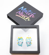 Sky-Blue Spirit Earrings