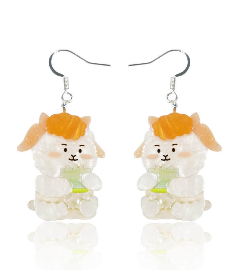 Fluffy Cloud Earrings