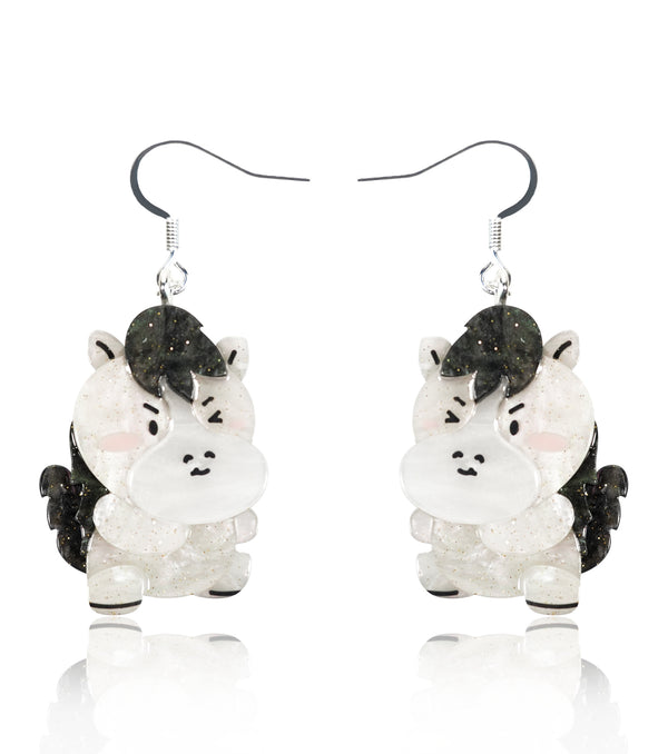 Monochrome Trotter Earrings