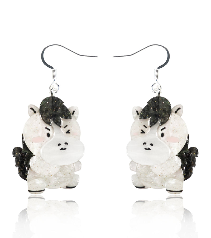 Monochrome Trotter Earrings