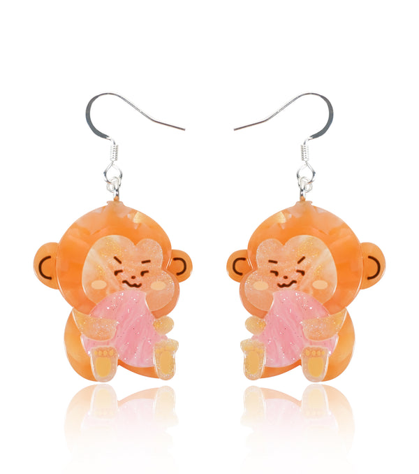 Pink Peach Pal Earrings