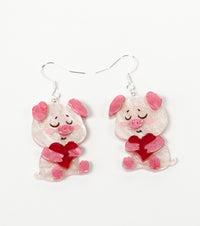Heart-Full Piggy Earrings