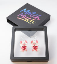 Heart-Full Piggy Earrings