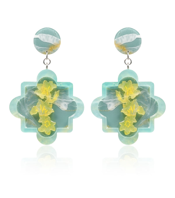 ade Window Spring Blooms Earrings