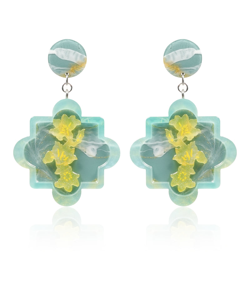 ade Window Spring Blooms Earrings