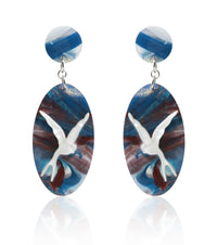Ink & Indigo Earrings
