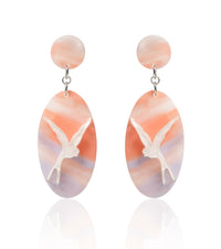 Peach Blossom Spring Earrings