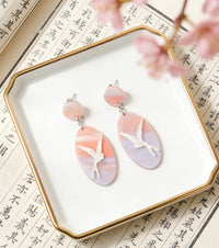 Peach Blossom Spring Earrings