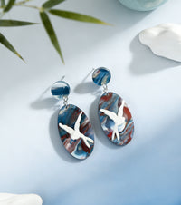 Ink & Indigo Earrings