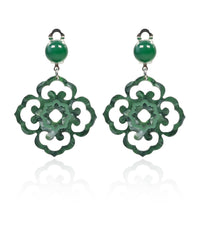 Frozen Lotus Pond Earrings