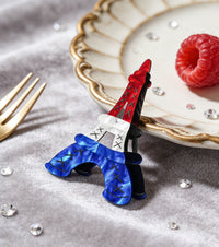 Pocket Paris Brooch For European Cultural tourism