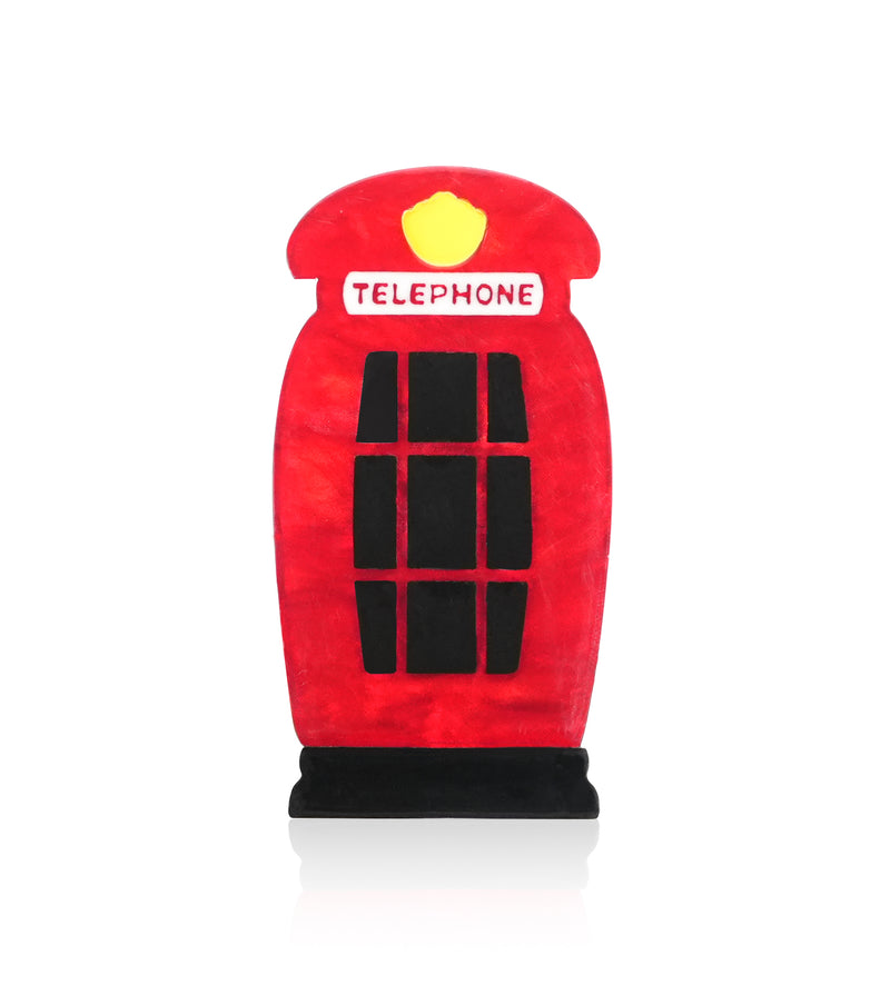 London Call Brooch For European Cultural tourism
