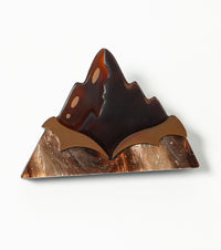 Alpine Chocolate Brooch For European Cultural tourism