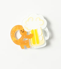 Bavarian Cheers Brooch For European Cultural tourism
