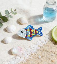 Lisbon Fish Brooch For European Cultural tourism