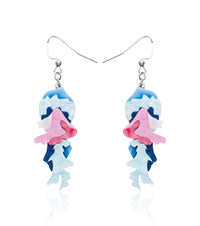 Floating Ballerina Jellyfish Earrings