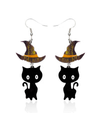Velora the Little Witchcat Earrings