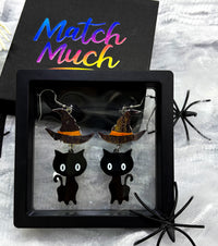 Velora the Little Witchcat Earrings