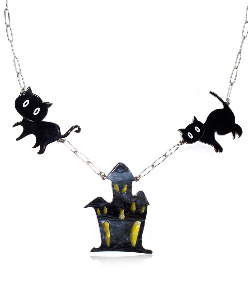 Mina & Mallow the Manor Kitties Necklace
