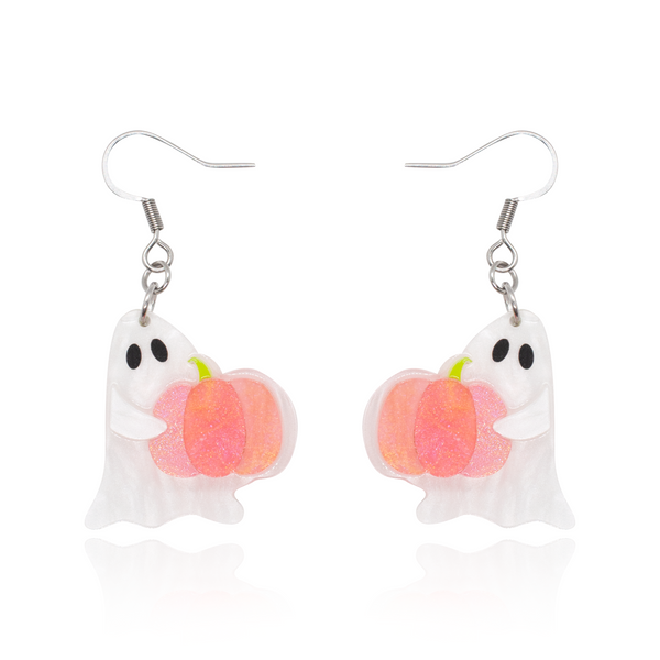 Pip's Pink Prize Ghost Earrings
