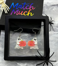 Pip's Pink Prize Ghost Earrings