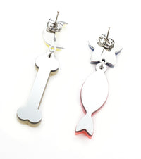 Midnight Munchies Asymmetric Earrings