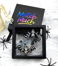 X-Ray Vision Bat Earrings