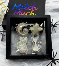 Midnight Spells Asymmetric Earrings
