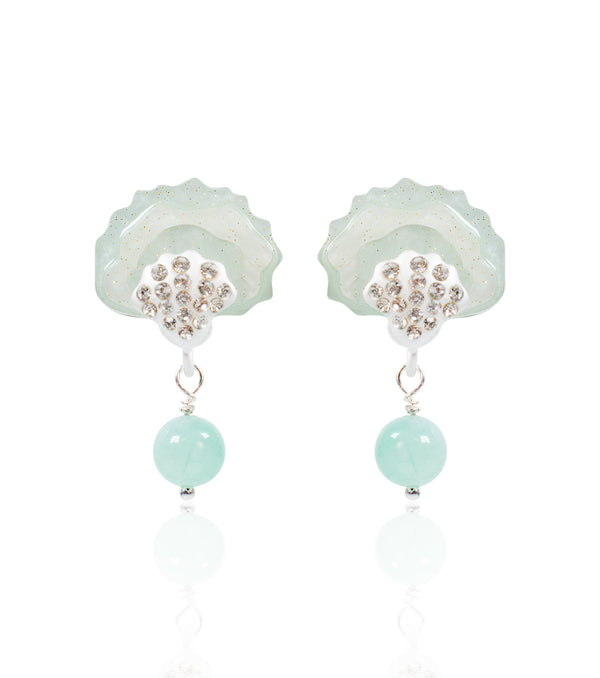 Sea Spray Shell Earrings