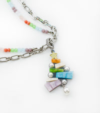 Topsy-Turvy Tree Pearl Necklace