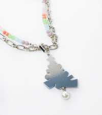 Topsy-Turvy Tree Pearl Necklace